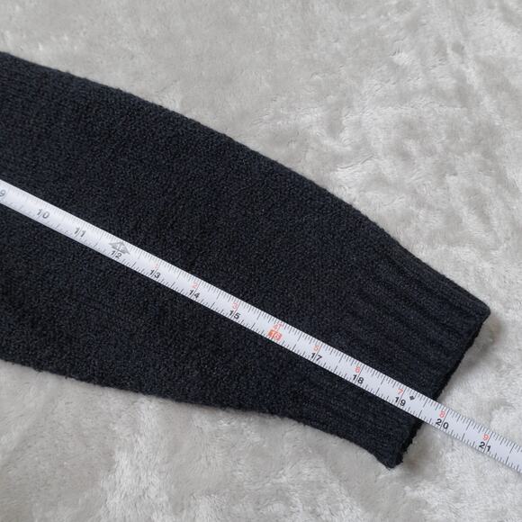 Old Navy Black Pullover Mock Neck Cropped Sweater Womens Size L - Picture 6 of 12